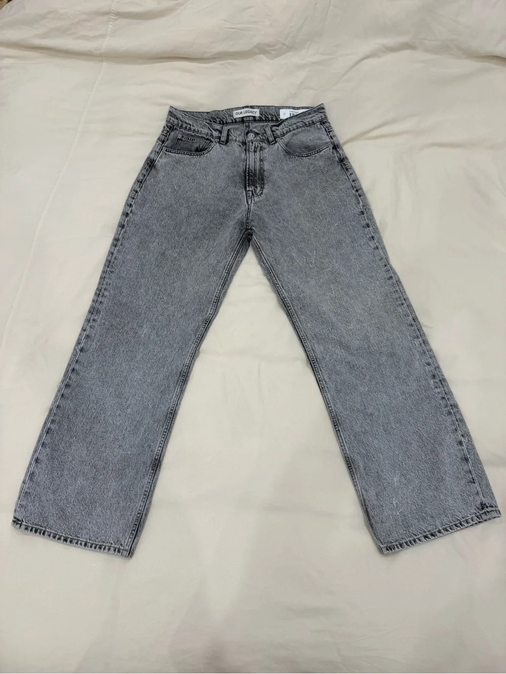 Our Legacy Gray Third Cut Jeans